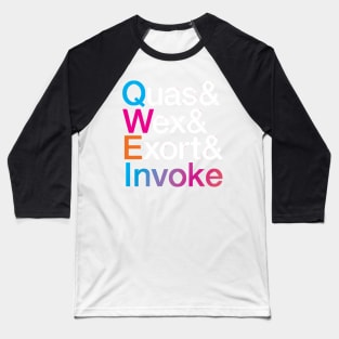 Dota 2 - Helvitica Invoker Baseball T-Shirt